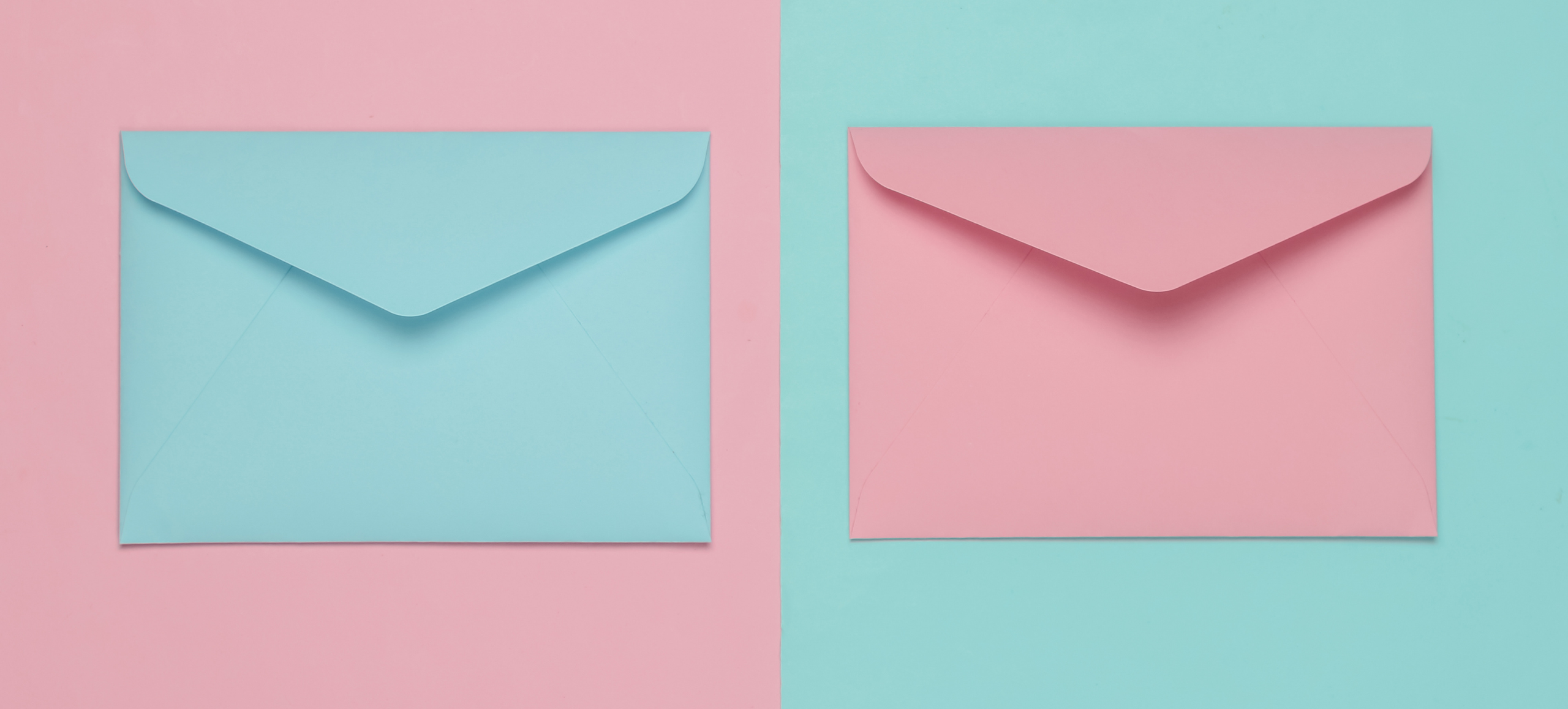 Photo of two envelopes