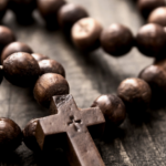 Photo of wooden rosary beads