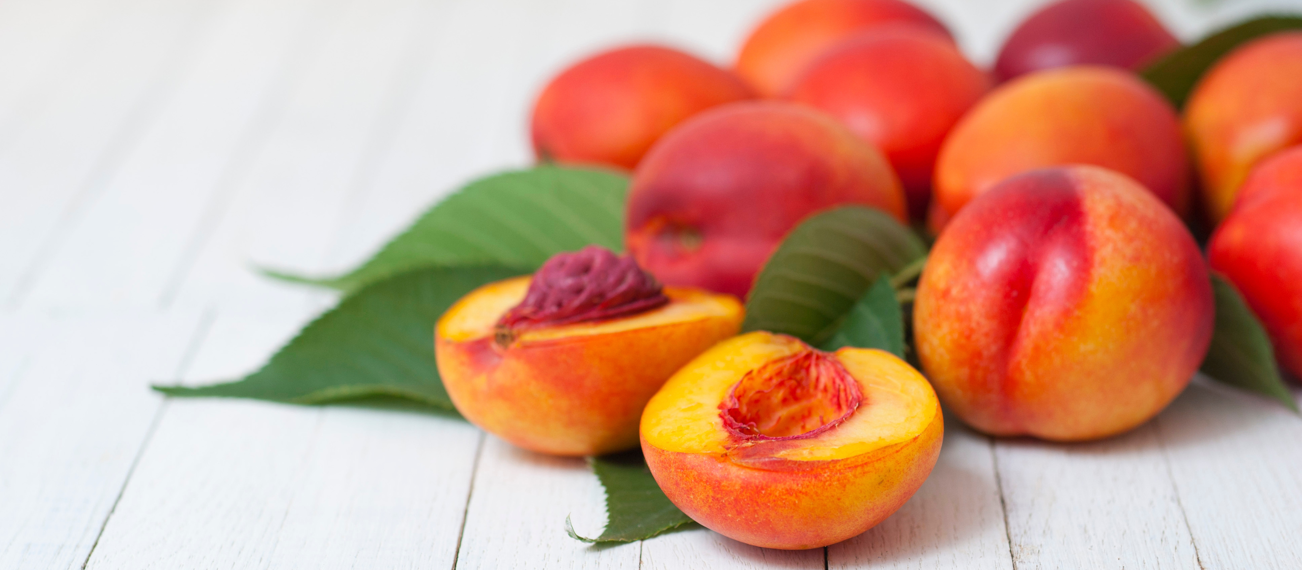 Photo of nectarines on a table