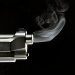 Photo of a smoking gun